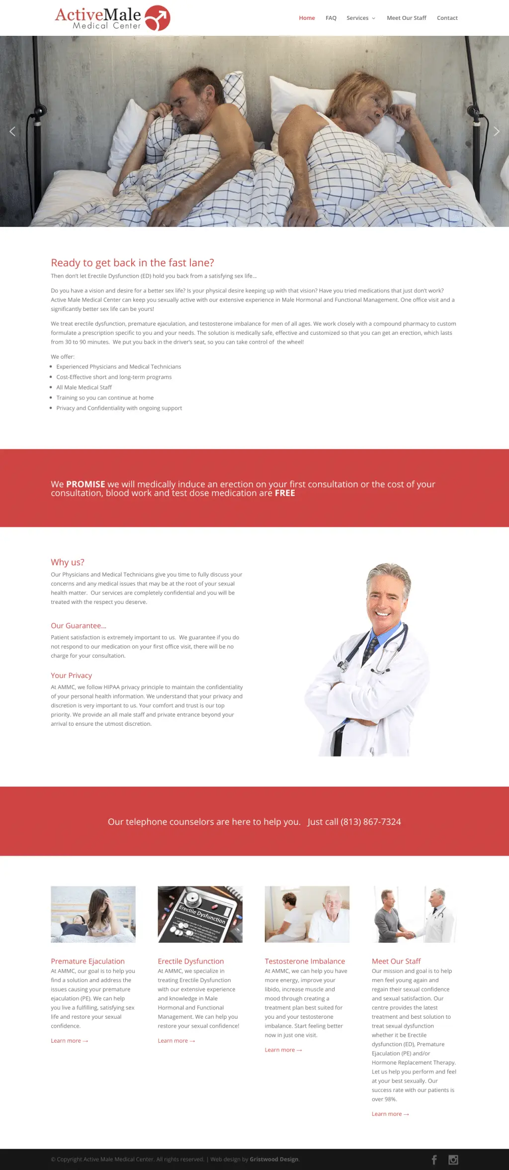 Active Male website designed by Gristwood Design (Health & fitness)